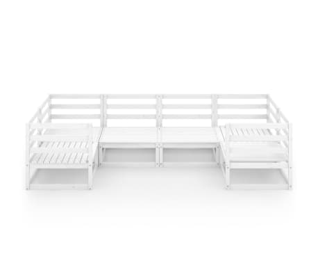 vidaXL 6-tlg. Garten-Lounge-Set Massivholz Kiefer