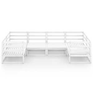 vidaXL 6-tlg. Garten-Lounge-Set Massivholz Kiefer