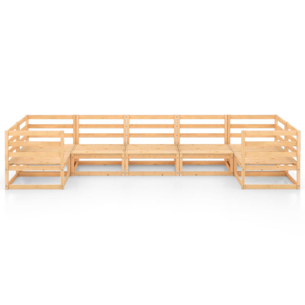 

vidaXL 7-delige Loungeset massief grenenhout