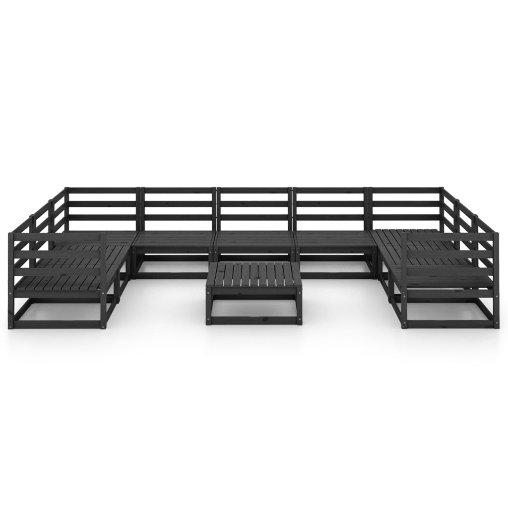 

vidaXL 10-delige Loungeset massief grenenhout