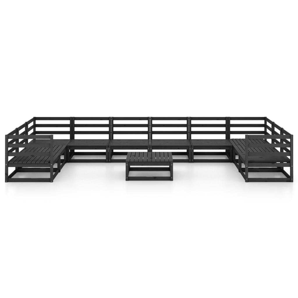 

vidaXL 11-delige Loungeset massief grenenhout