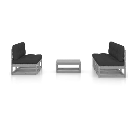 vidaXL &Sigma;&alpha;&lambda;ό&nu;&iota; &Kappa;ή&pi;&omicron;&upsilon; &Sigma;&epsilon;&tau; 6 &Tau;&epsilon;&mu;&alpha;&chi;ί&omega;&nu; &alpha;&pi;ό &Mu;&alpha;&sigma;ί&phi; &Xi;ύ&lambda;&omicron; &Pi;&epsilon;ύ&kappa;&omicron;&upsilon; & &Mu;&alpha;&xi;&iota;&lambda;ά&rho;&iota;&alpha;