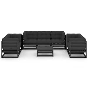 vidaXL 8-tlg. Garten-Lounge-Set mit Kissen Kiefer Massivholz