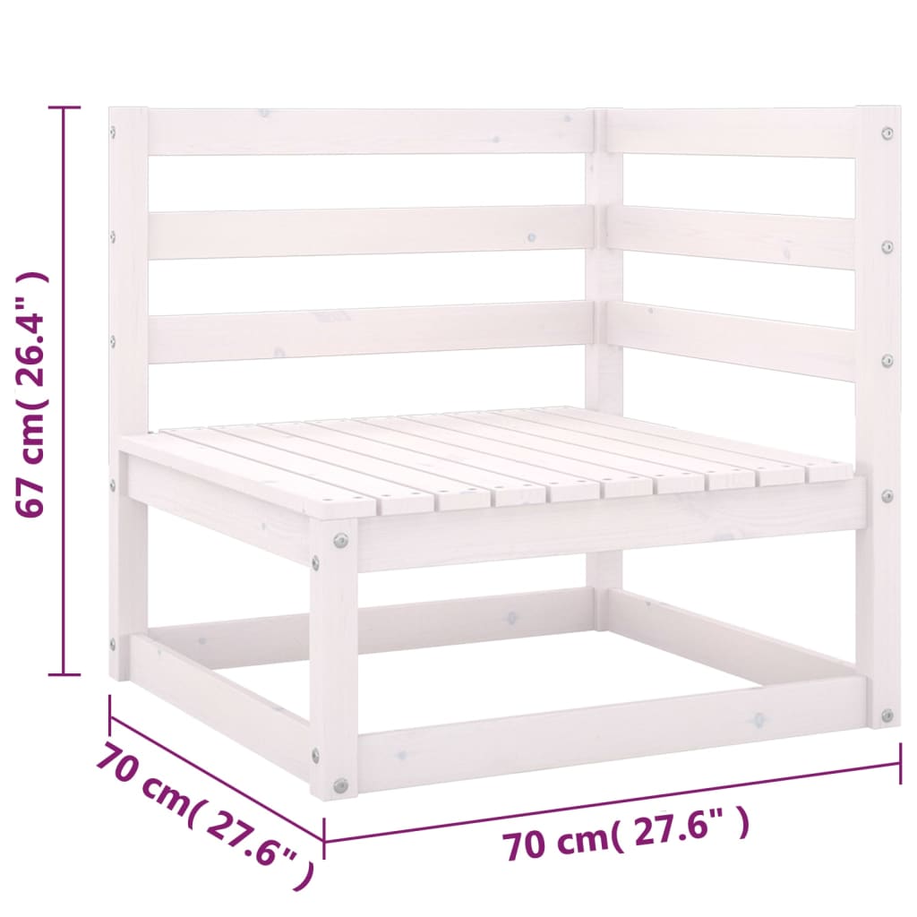 Set mobilier de grădină cu perne, 10 piese, lemn masiv pin