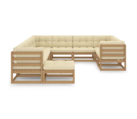 vidaXL &Sigma;&alpha;&lambda;ό&nu;&iota; &Kappa;ή&pi;&omicron;&upsilon; &Sigma;&epsilon;&tau;11 &tau;&epsilon;&mu; &Kappa;&alpha;&phi;έ &Mu;&epsilon;&lambda;ί &Mu;&alpha;&sigma;ί&phi; &Xi;ύ&lambda;&omicron; &Pi;&epsilon;ύ&kappa;&omicron;&upsilon; &mu;&epsilon; &Mu;&alpha;&xi;&iota;&lambda;ά&rho;&iota;&alpha;