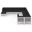 Set Divani Da Giardino 7 Pz Con Cuscini Beige In Polyrattan 8721102479182