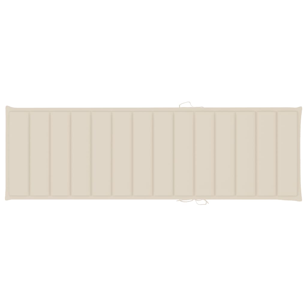 Ligstoelen 2 st met tafel en kussens massief acaciahout image 16