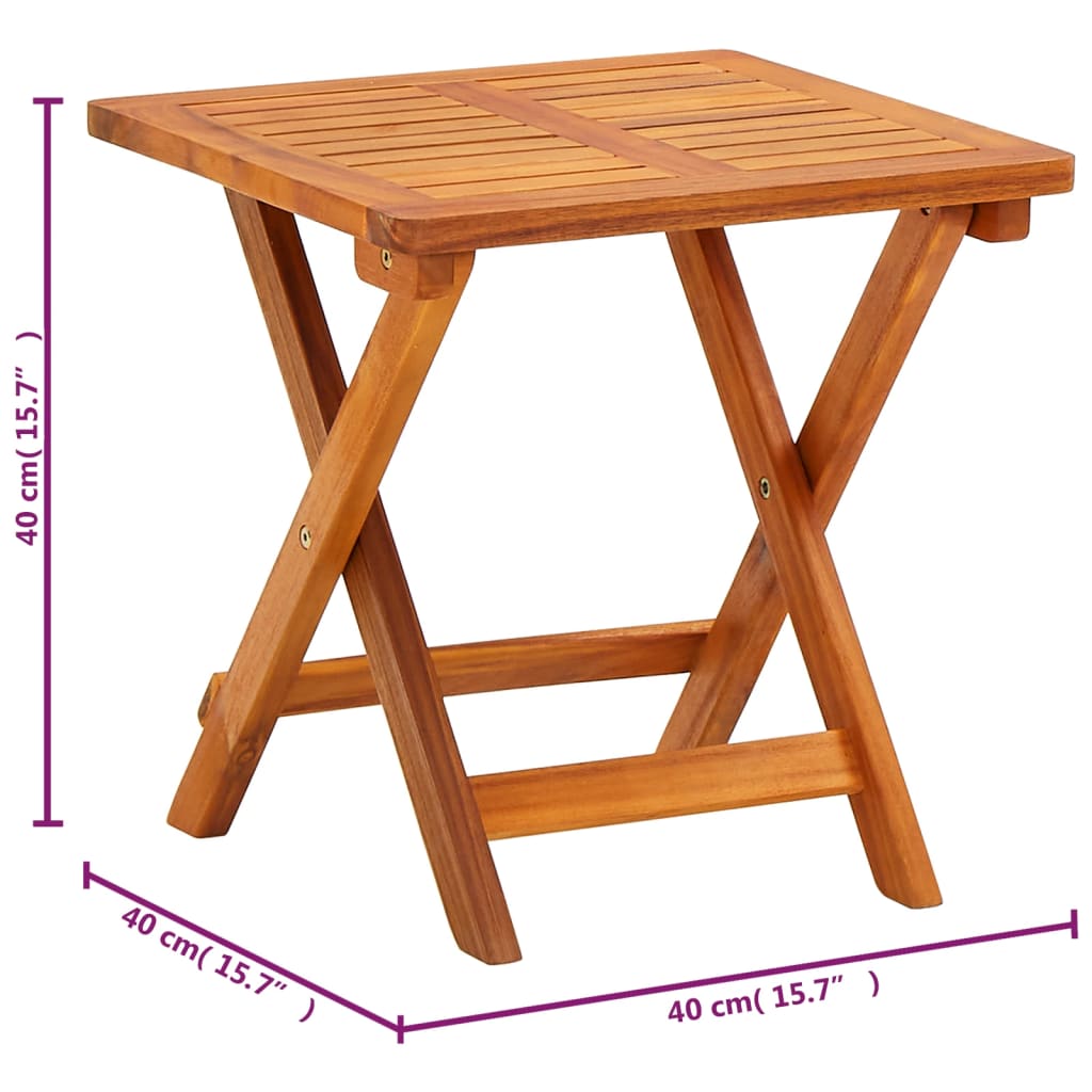 Ligstoelen 2 st met tafel en kussens massief acaciahout image 19