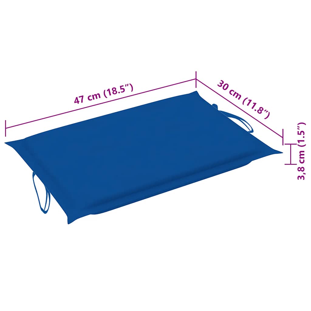 Ligbedden 2 st met kussens massief acaciahout image 16