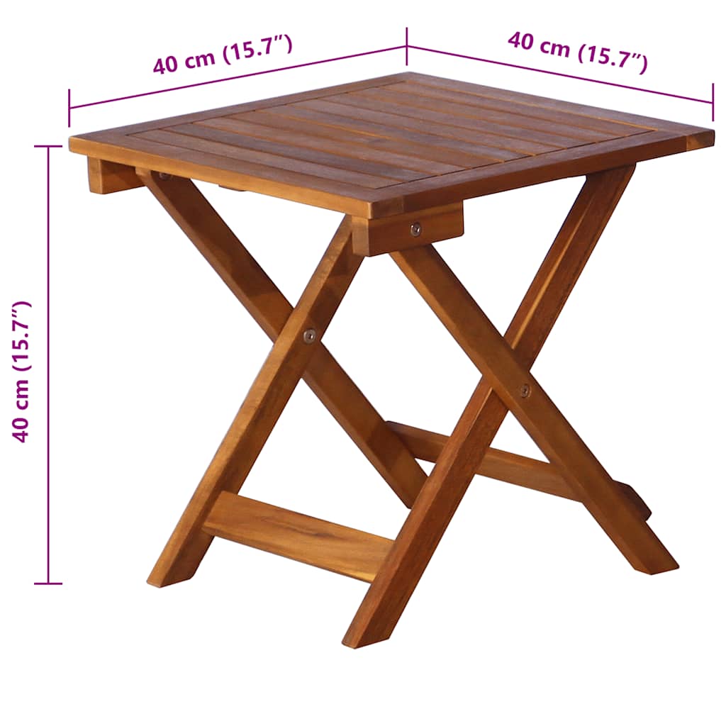 Ligbedden 2 st met tafel en kussens massief acaciahout image 17