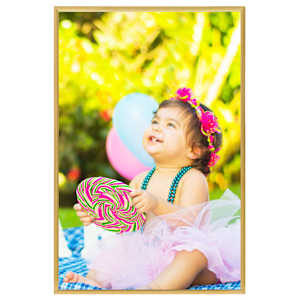 vidaXL Fotolijsten 5 st voor wand of tafel 28x35 cm MDF goudkleurig