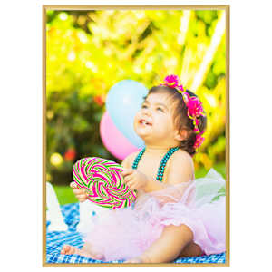 vidaXL Marcos de foto collage pared/mesa 5 uds dorado MDF 29,7x42 cm