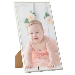 Fotorámečky koláž 5 ks na stůl stříbrné 13x18 cm MDF - obrázek 2