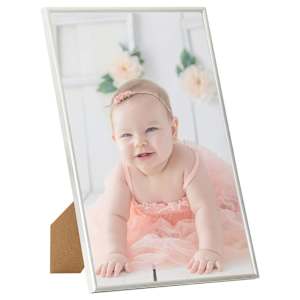 vidaXL Fotor&aacute;mečky kol&aacute;ž 3 ks na zeď nebo stůl stř&iacute;brn&eacute; 18 x 24 cm MDF