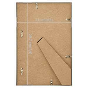 Fotorámečky koláž 3 ks na stůl stříbrné 21x29,7 cm MDF - obrázek 8