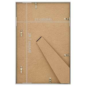 Fotorámečky koláž 5 ks na stůl stříbrné 21x29,7 cm MDF - obrázek 8