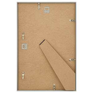 Fotorámečky koláž 5 ks na zeď nebo stůl stříbrné 70 x 90 cm MDF - obrázek 6