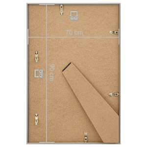 Fotorámečky koláž 5 ks na zeď nebo stůl stříbrné 70 x 90 cm MDF - obrázek 8