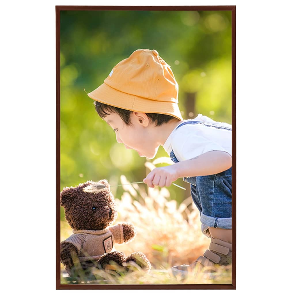 Фоторамки за колаж, 5 бр, за маса, бронзови, 10x15 см, МДФ