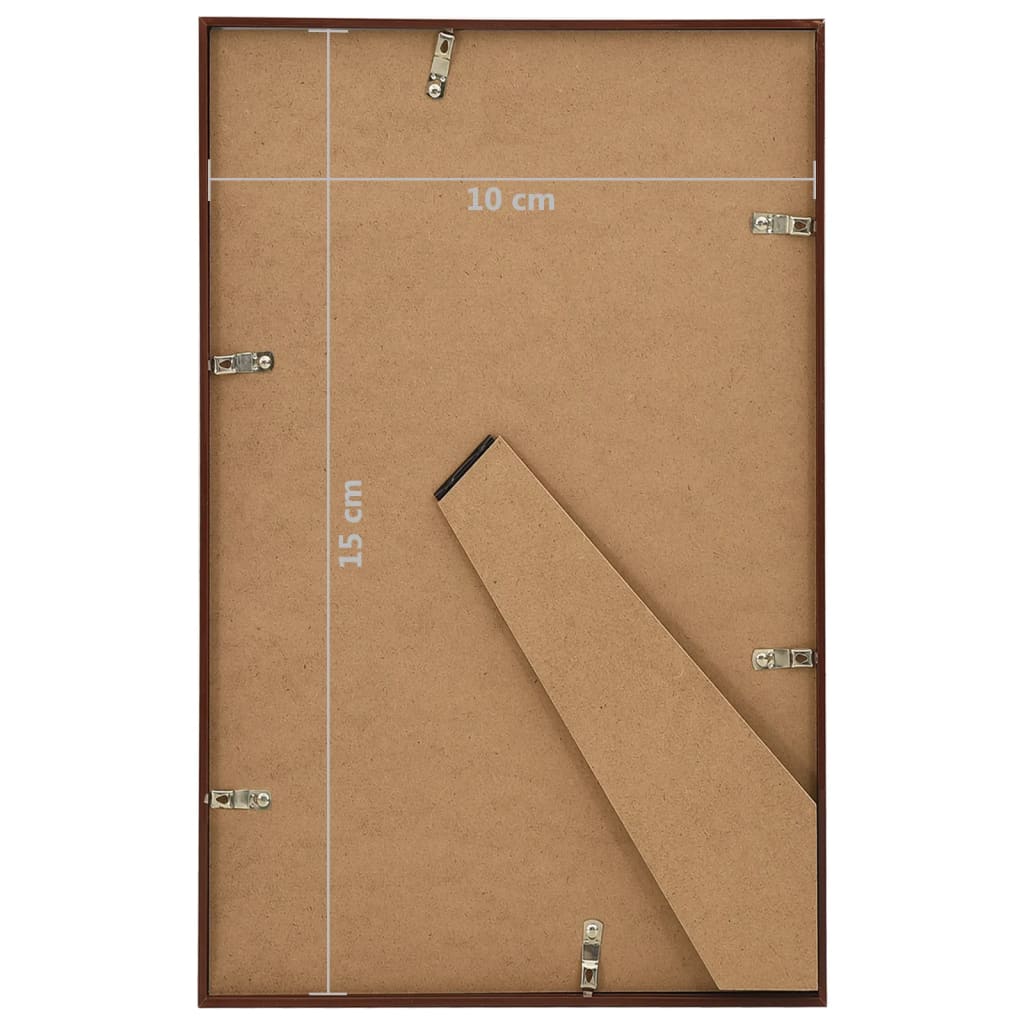 Фоторамки за колаж, 5 бр, за маса, бронзови, 10x15 см, МДФ