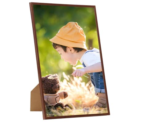 vidaXL Photo Frames Collage 3 pcs for Wall or Table Bronze 18x24cm MDF