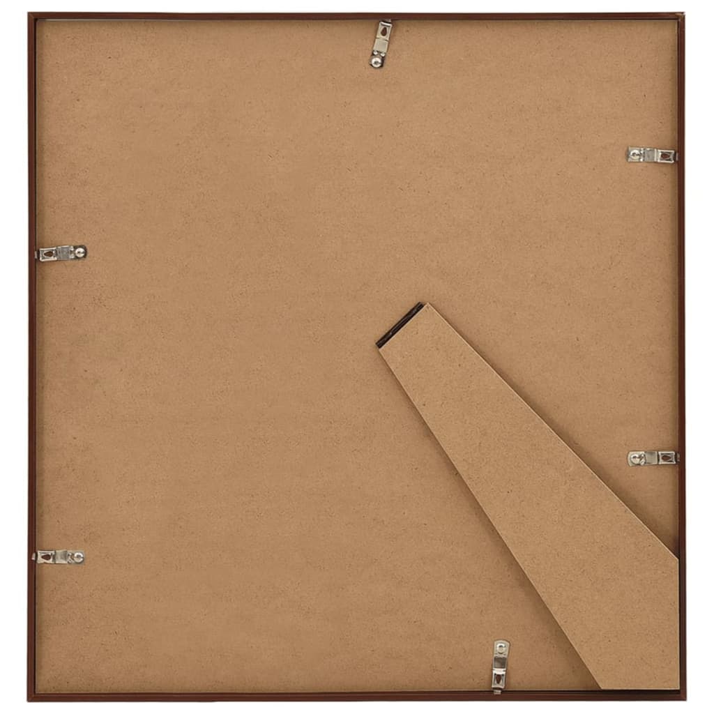 Foto okvirji 3 kosi namizni bronasti 20x20 cm MDF