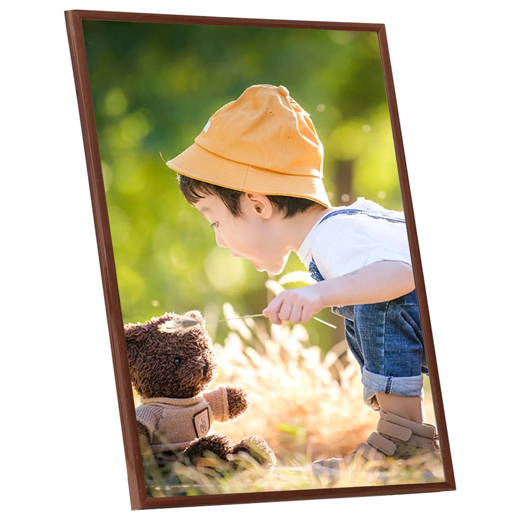 

vidaXL Fotolijsten 3 st voor wand 40x50cm MDF bronskleurig