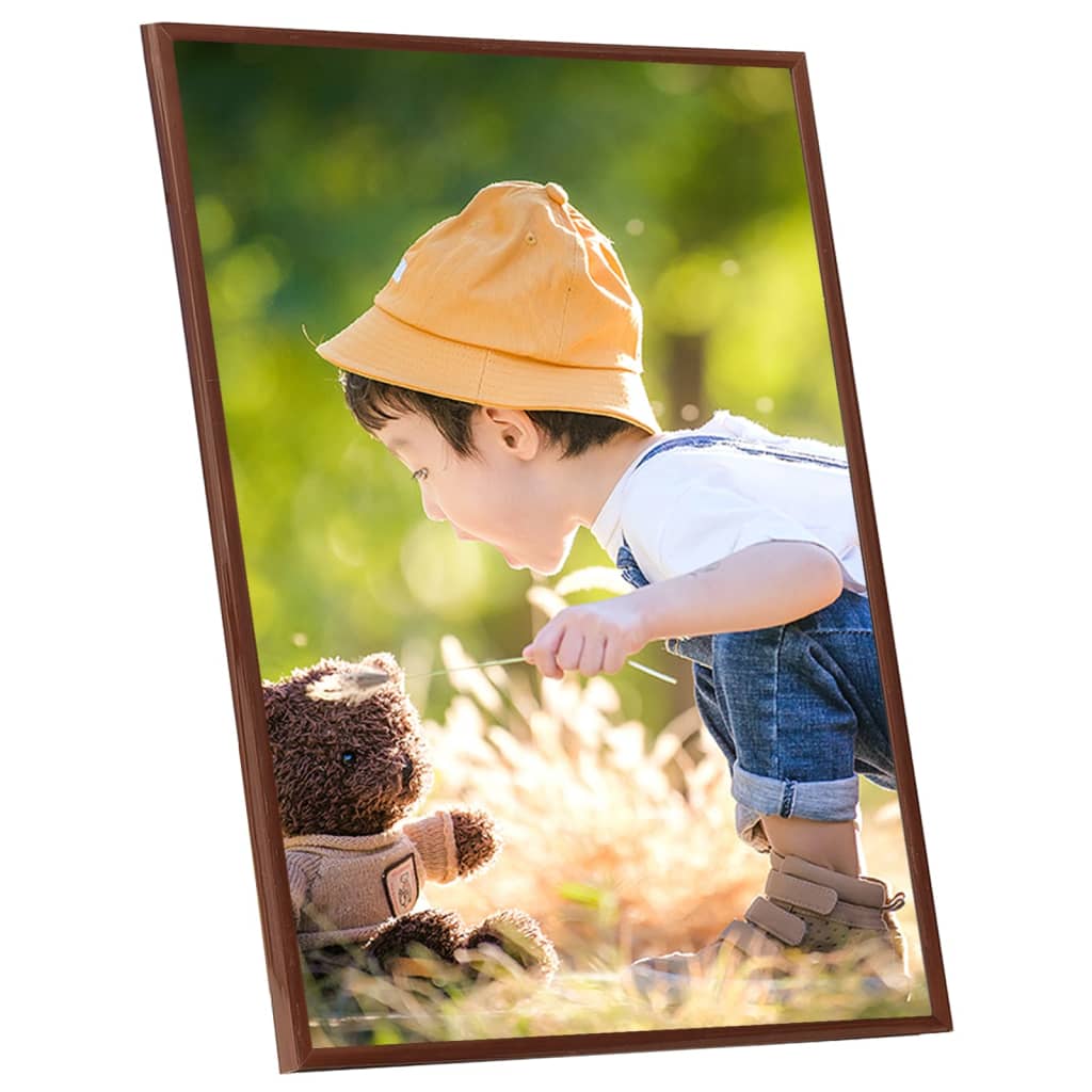 vidaXL Rame foto colaj pentru perete 5 buc. bronz 42x59,4 cm MDF