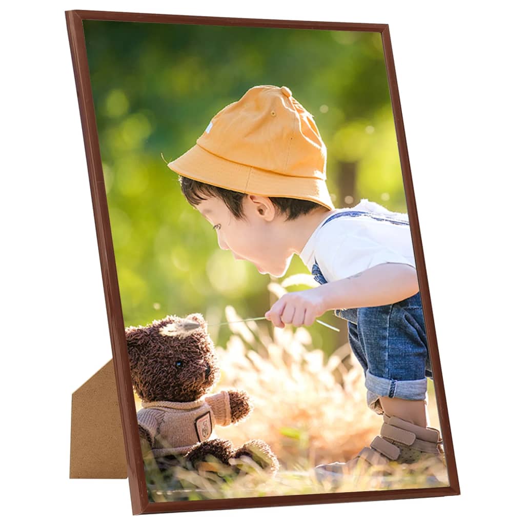 

vidaXL Fotolijsten 3 st voor wand of tafel 50x60 cm MDF bronskleurig