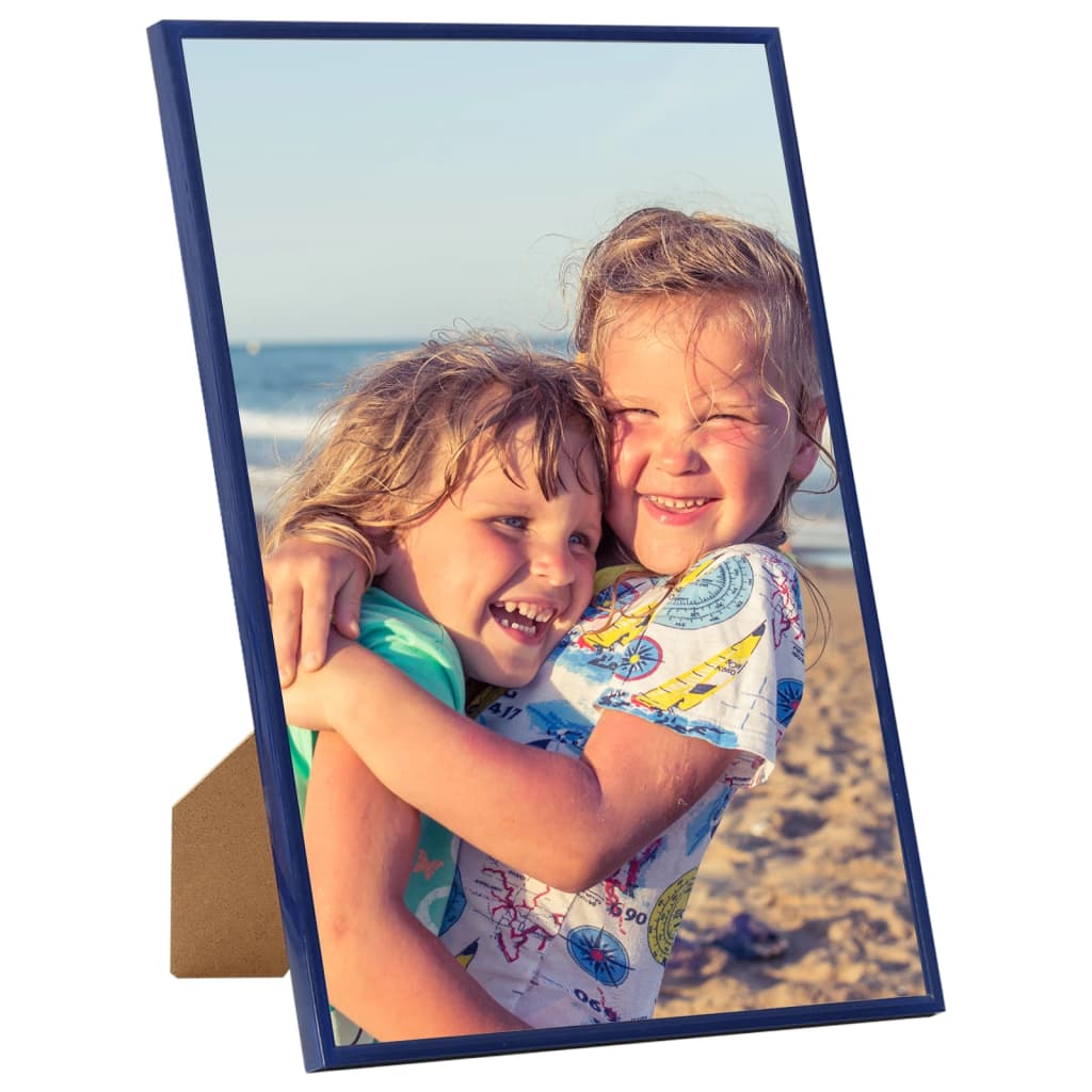 vidaXL Photo Frames Collage 3 pcs for Table Blue 18x24 cm MDF