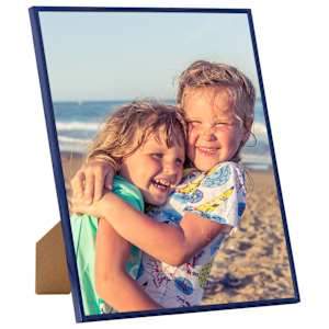 vidaXL Photo Frames Collage 5 pcs for Wall or Table Blue 20x20 cm MDF