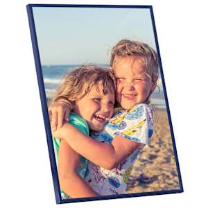 vidaXL Fotor&aacute;miky na stenu 3 ks modr&eacute; 40x50 cm MDF