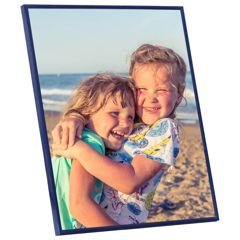 

vidaXL Fotolijsten 3 st voor wand of tafel 50x50 cm MDF blauw