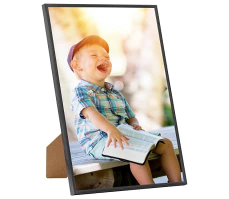 vidaXL Photo Frames Collage 5 pcs for Table Black 18x24 cm MDF