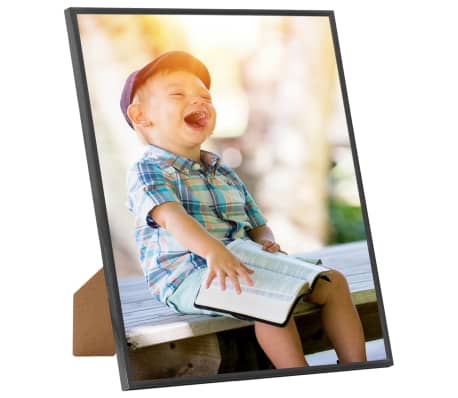 vidaXL Fotor&aacute;mečky kol&aacute;ž 5 ks na stůl čern&eacute; 30x30 cm MDF