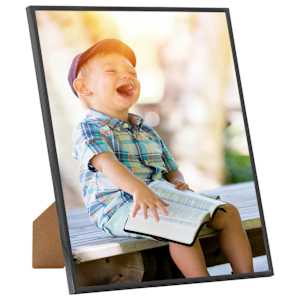 vidaXL Fotor&aacute;mečky kol&aacute;ž 5 ks na stůl čern&eacute; 30x30 cm MDF