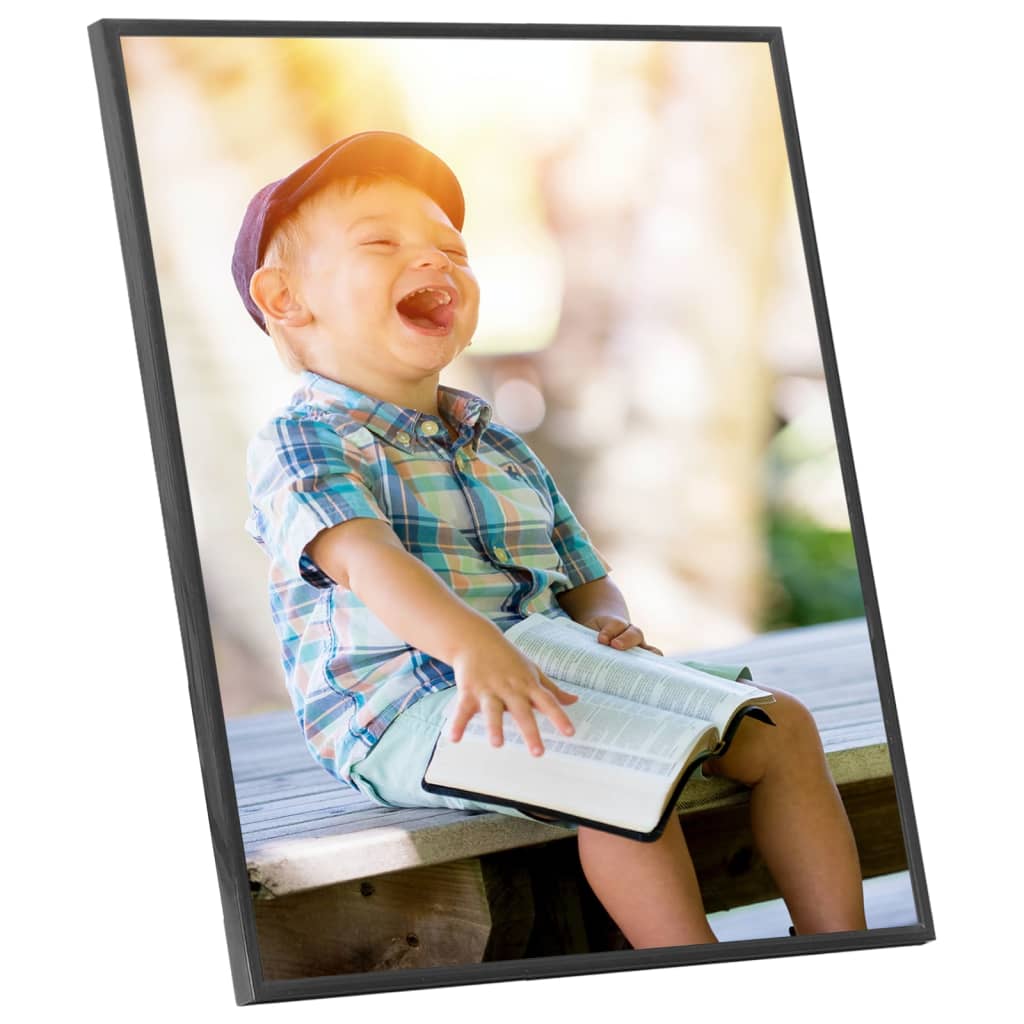 

vidaXL Fotolijsten 5 st voor wand of tafel 40x40 cm MDF zwart