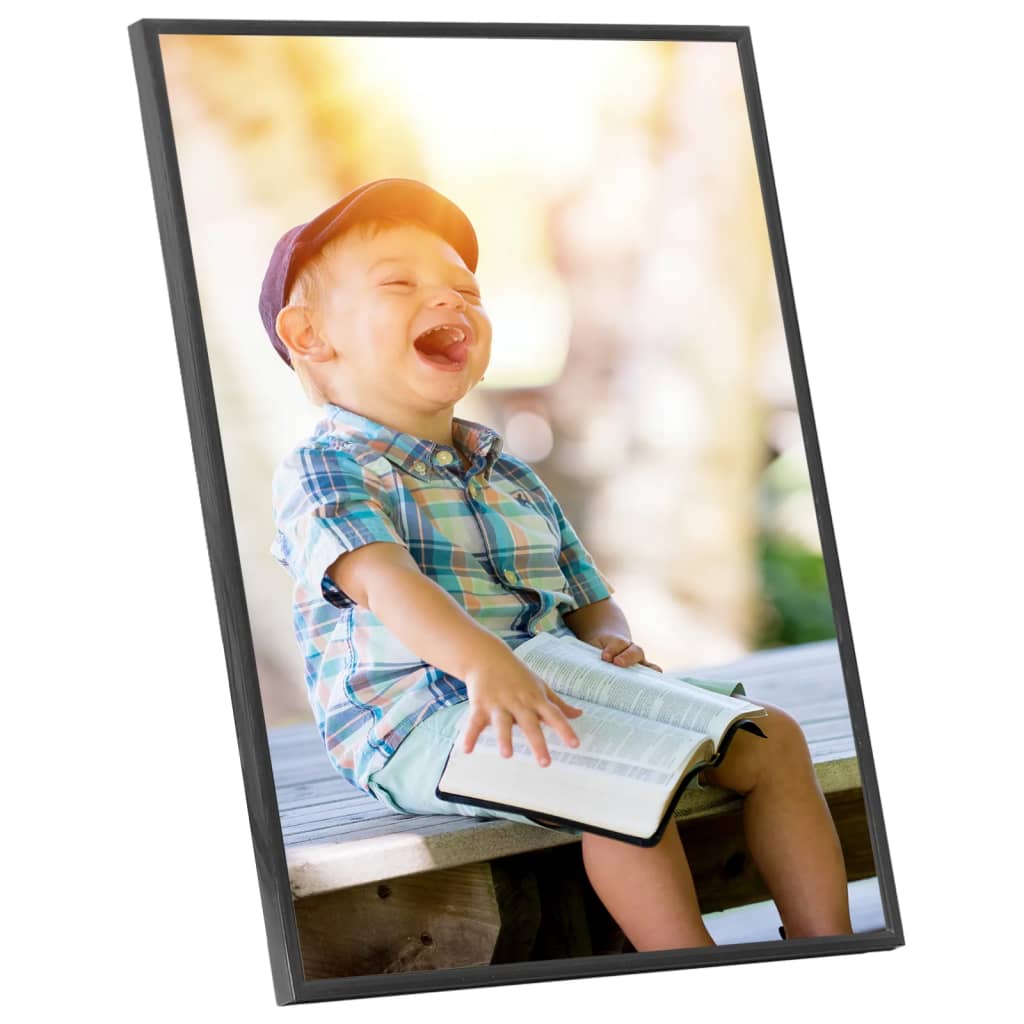 

vidaXL Fotolijsten 5 st voor wand 50x60 cm MDF zwart