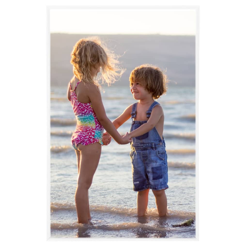 Thumbnail - vidaXL Bilderrahmen Collage 3 Stk. für Tisch Weiß 13x18 cm MDF