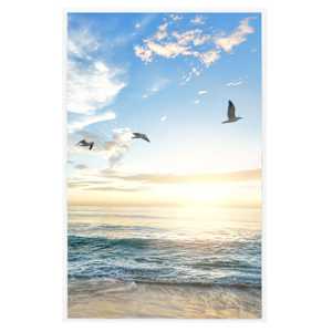 Fotorámečky koláž 5 ks na zeď nebo stůl bílé 13 x 18 cm MDF - obrázek 3
