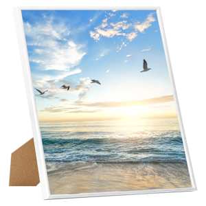 vidaXL billedrammer 5 stk. til bord 20x20 cm MDF hvid