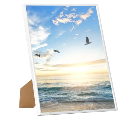 vidaXL billedrammer 5 stk. til bord 20x25 cm MDF hvid
