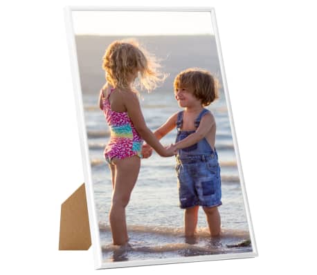 vidaXL Bilderrahmen Collage 3 Stk. f&uuml;r Wand Tisch Wei&szlig; 21x29,7 cm MDF