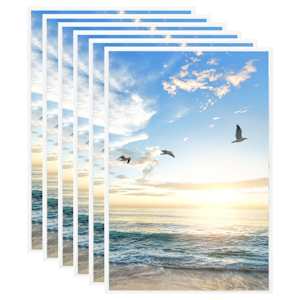 Fotorámečky koláž 5 ks na stůl bílé 21 x 29,7 cm MDF - obrázek 1