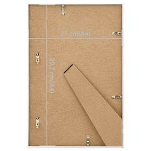 Fotorámečky koláž 5 ks na stůl bílé 21 x 29,7 cm MDF - obrázek 8