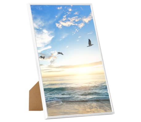 vidaXL Fotorammekollasje for vegg eller bord 3 stk hvit 29,7x42 cm MDF