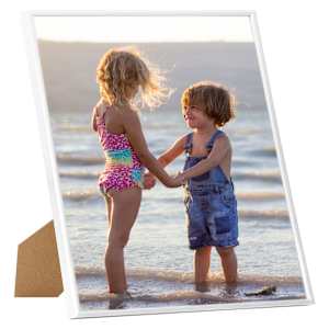 vidaXL Fotor&aacute;miky na st&ocirc;l, kol&aacute;ž 3 ks, biele 30x30 cm, MDF