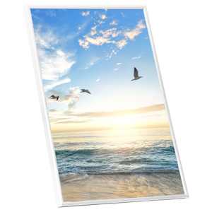 vidaXL billedrammer 5 stk. til v&aelig;g 40x50 cm MDF hvid