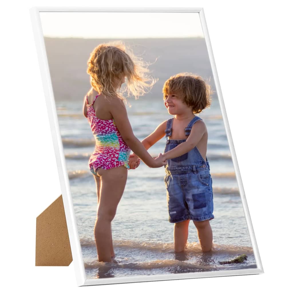 

vidaXL Fotolijsten 3 st voor wand of tafel 50x70 cm MDF wit
