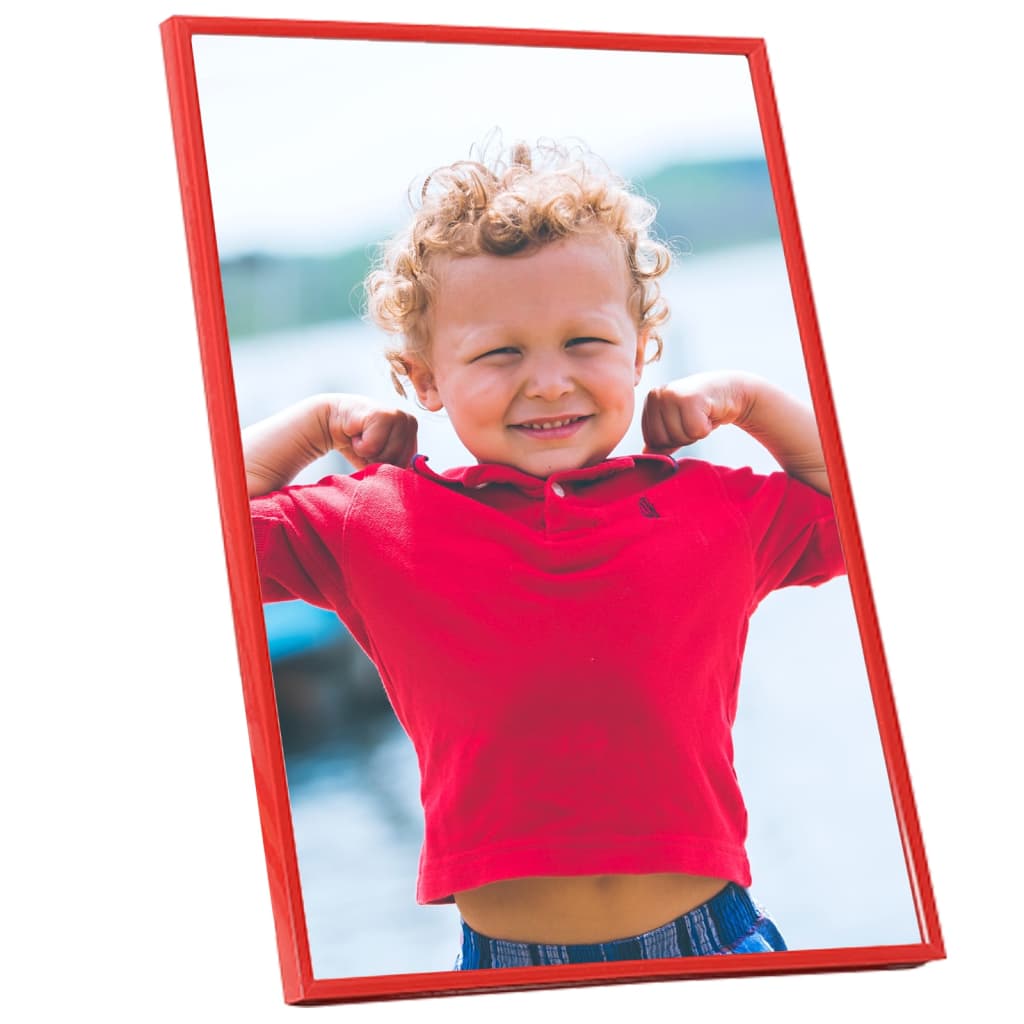 

vidaXL Fotolijsten 3 st voor wand 40x50 cm MDF rood